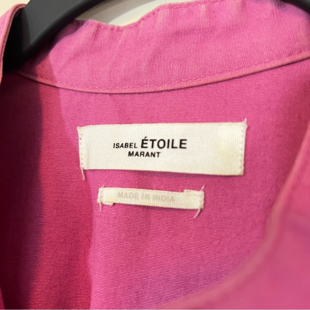 Etoile Isabel Marant Zolina Light Cotton Mini Dress - Missing Belt - EUC - Picture 5 of 7